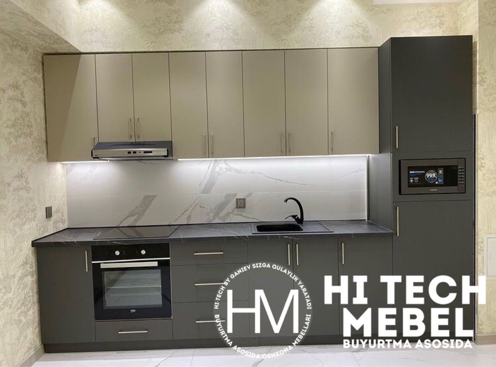 Ошхона мебели Кухонная мебель На заказ Кухня HiTECH