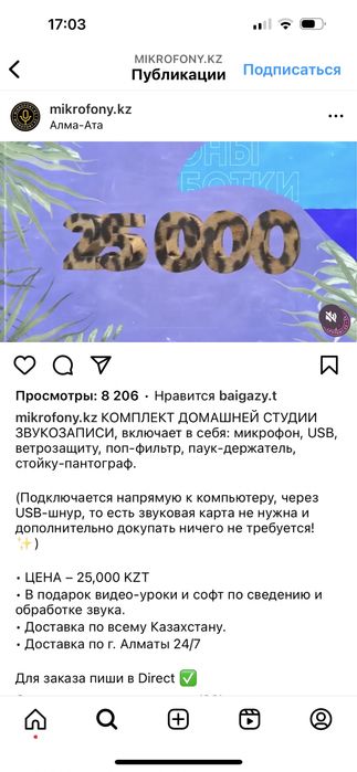 Микрофон для звукозаписи дома