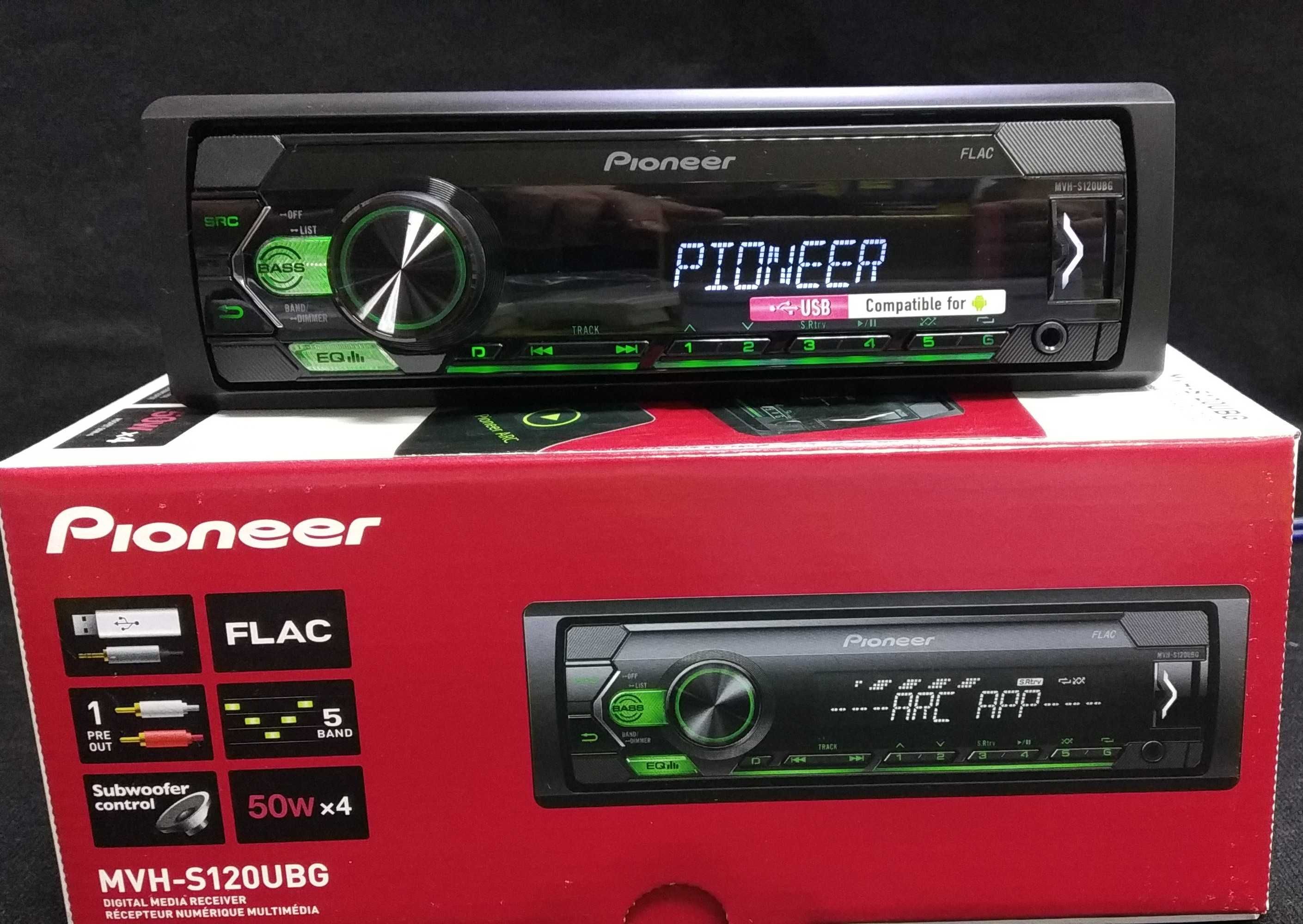 Pioneer MVH-S120UB новый с гарантией