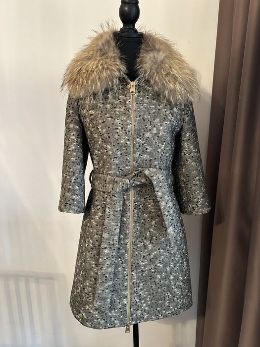 Palton din lana cu casmir