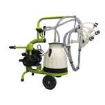 Aparat de muls capre, 2 posturi, 1 bidon 20l plastic, pahare plastic
