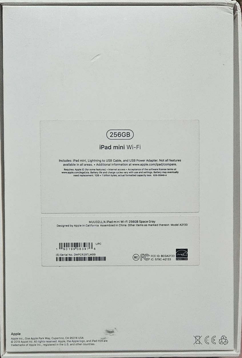 ipad mini wi-fi 256 GB
