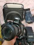 DSLR Фотоапарат Sony А350 + светкавица + дистанционно