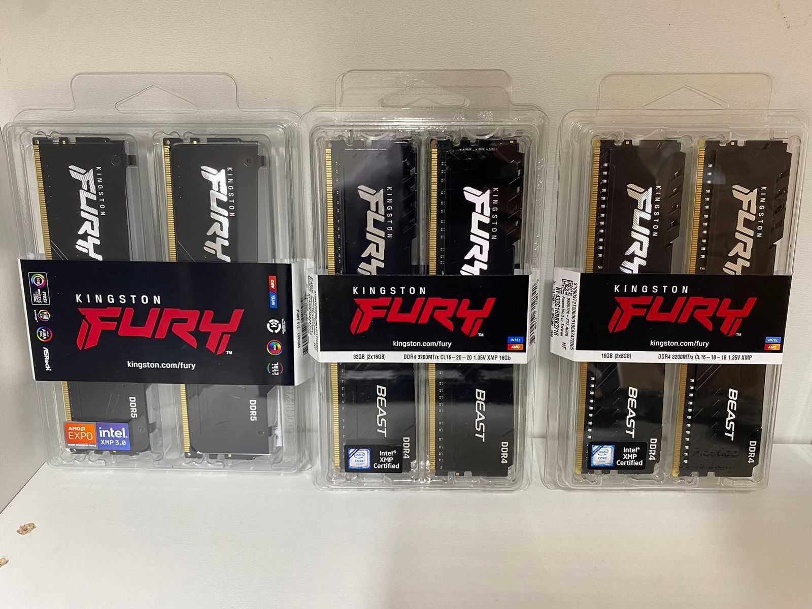Озу HyperX Kingston Fury Netac Apacer Gskill