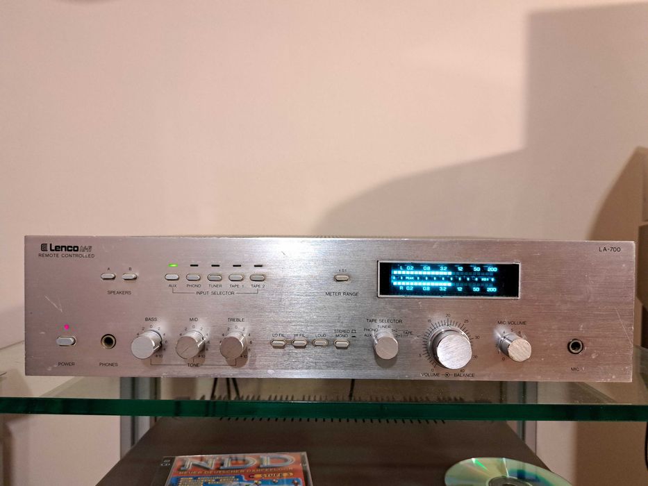Amplificator HiFi Lenco LA-700, 1980, raritate