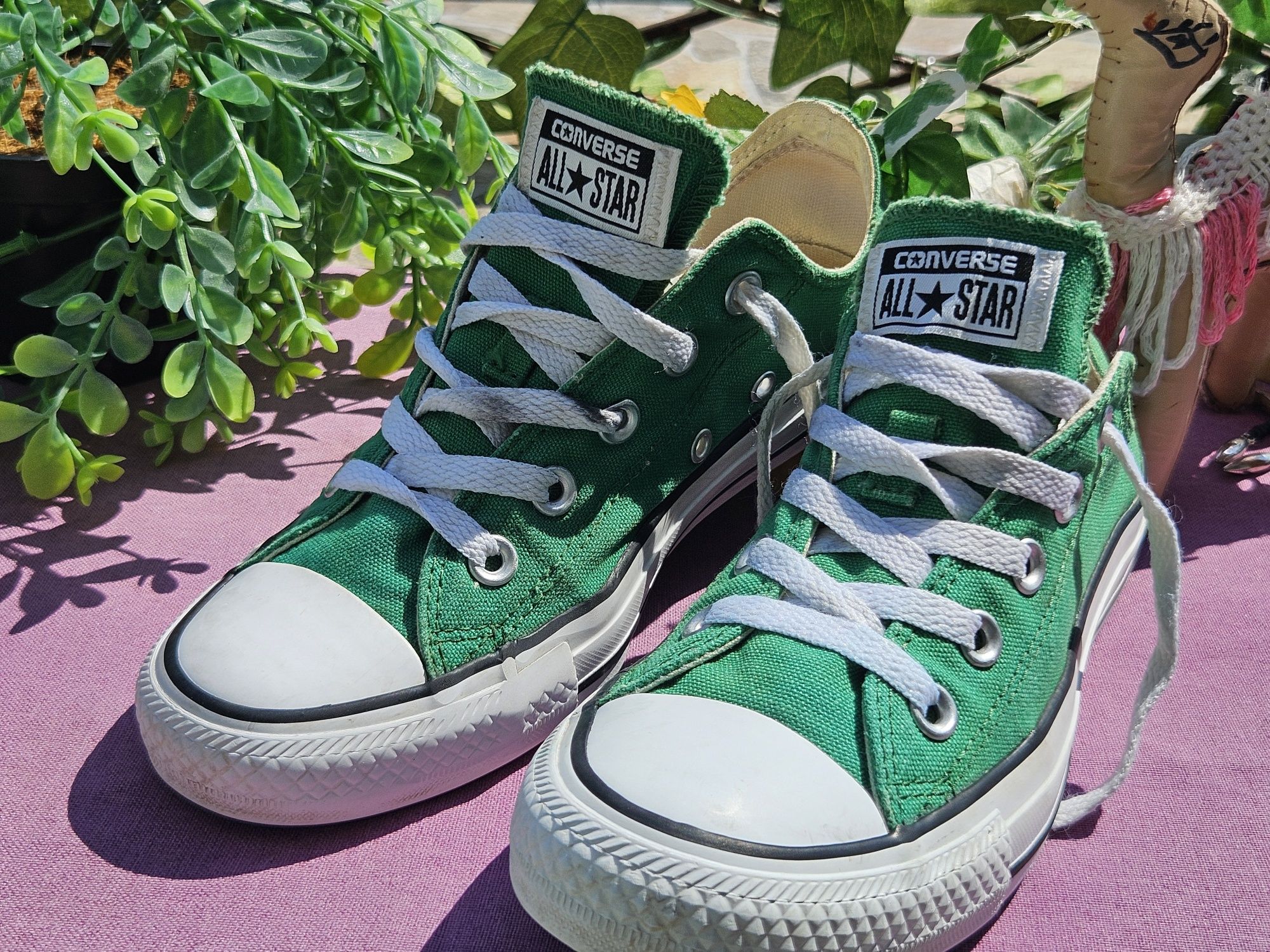 Converse кецове в зелено N36