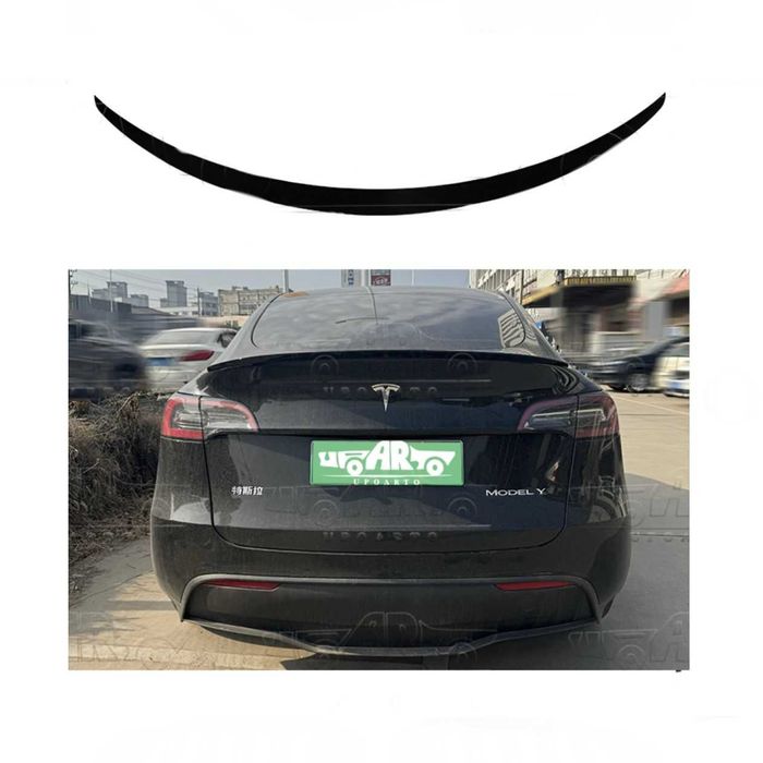 Eleron Lip Codita Portbagaj Tesla Model Y  Negru Lucios