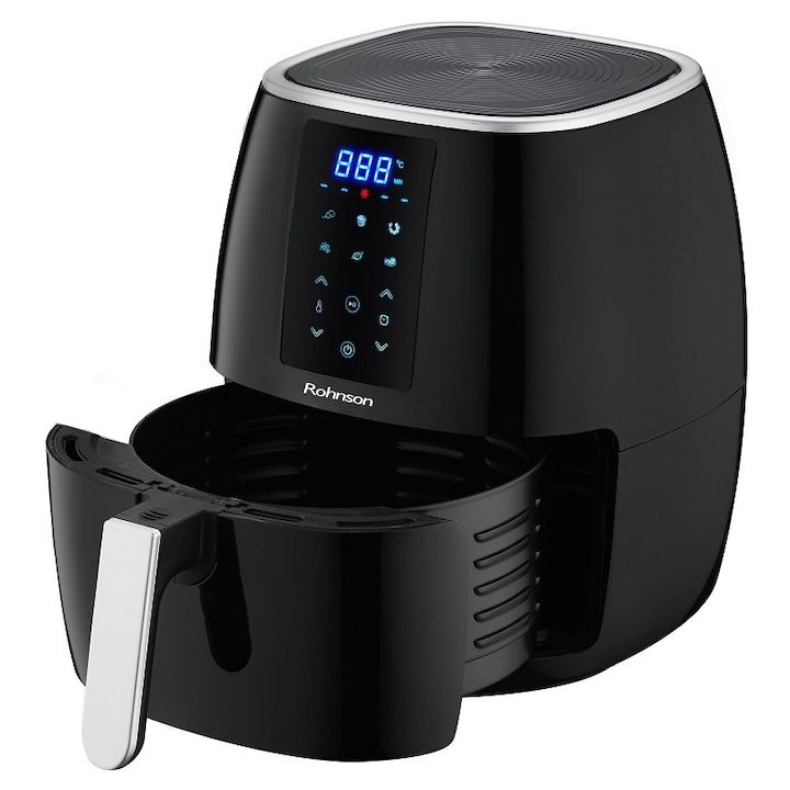 Фритюрник Air Fryer Rohnson R-2837, 1500W, Здравословно готвене, 5 л.