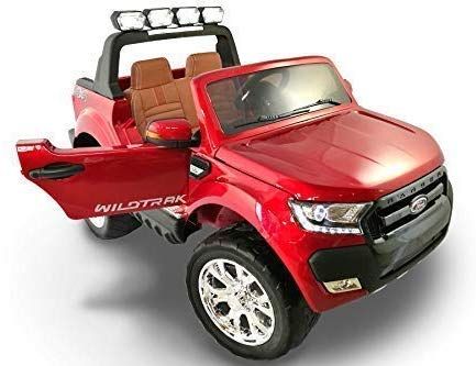 Masinuta electrica pentru 2 copii Ford Ranger 4x4 cu LCD #RED Matt
