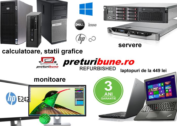 Laptop Refurbished si Second Hand Garantie 1-3-5 ani PreturiBune.ro