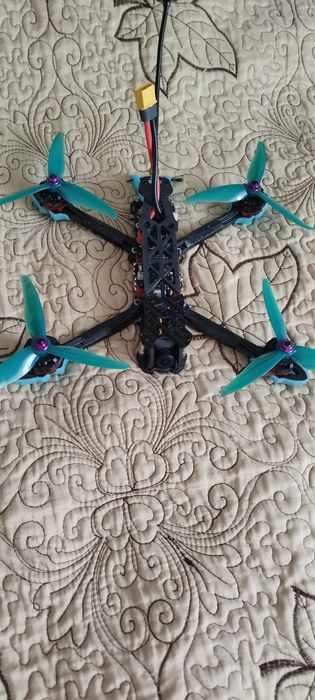 Dronă FPV 5 inch 4S analog, elrs