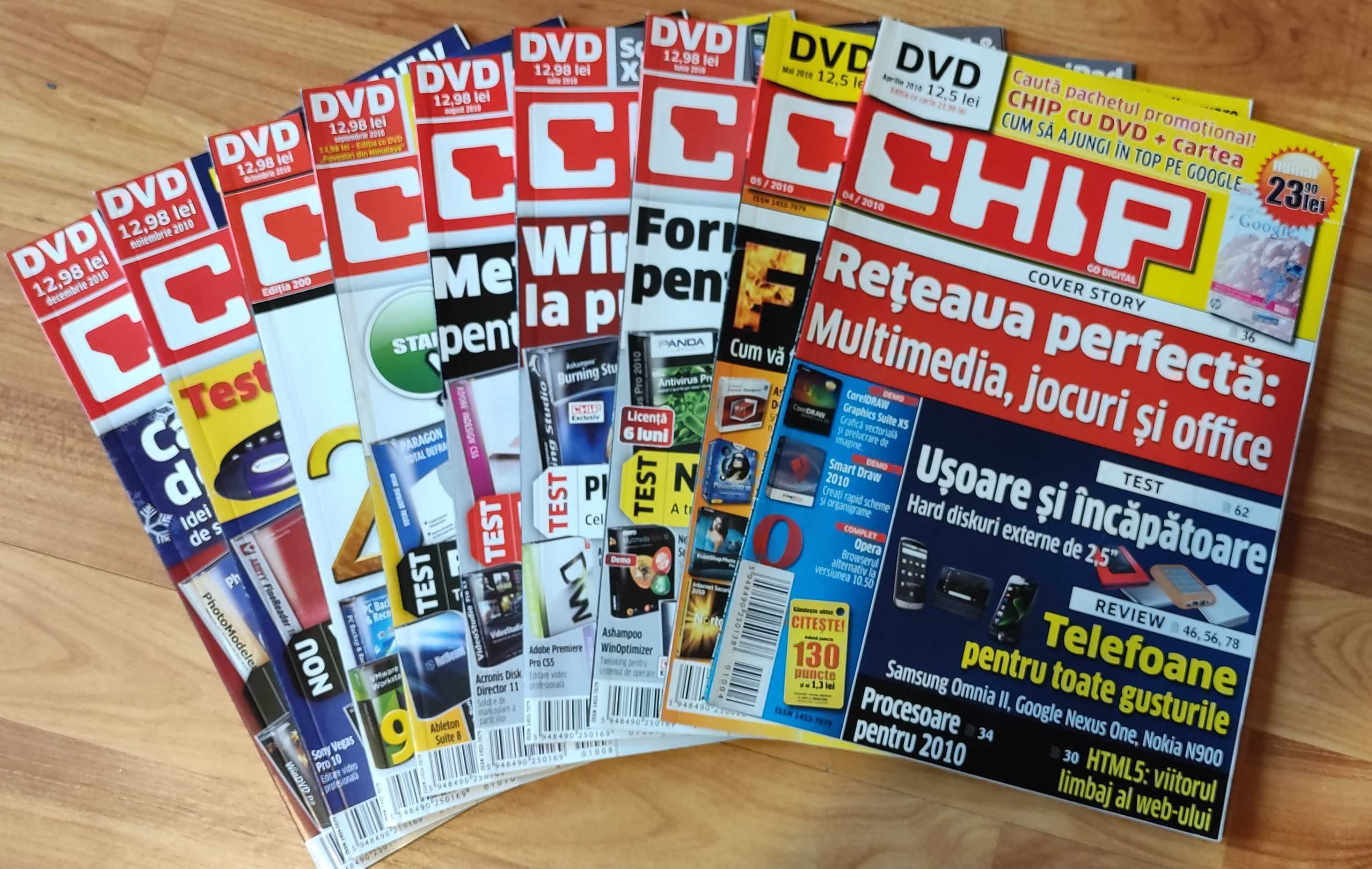 Colectie reviste CHIP (36 reviste)