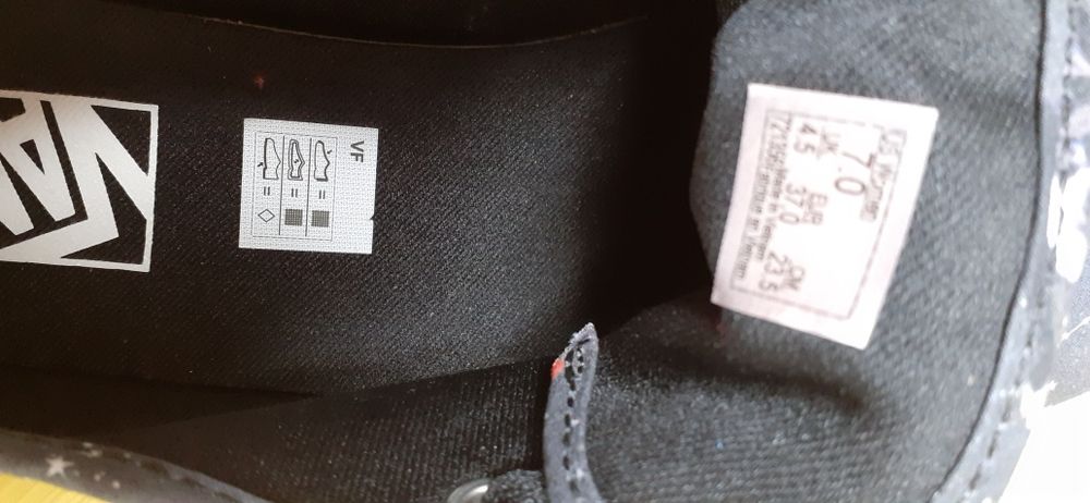 Vans 37 marimea cu buldog francez