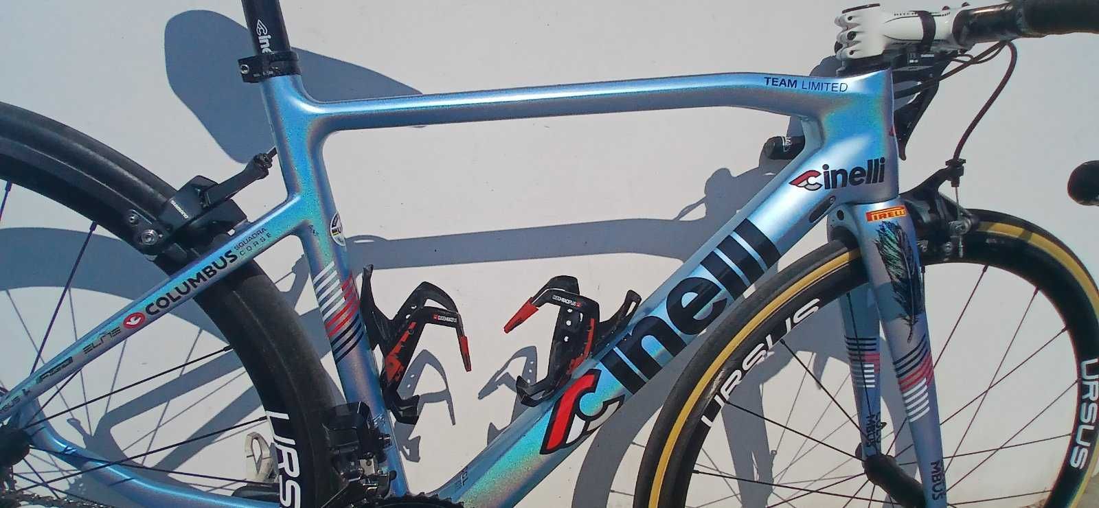 Карбонов велосипед Cinelli Superstar Peso Piuma 2021 Team Colpack Ball
