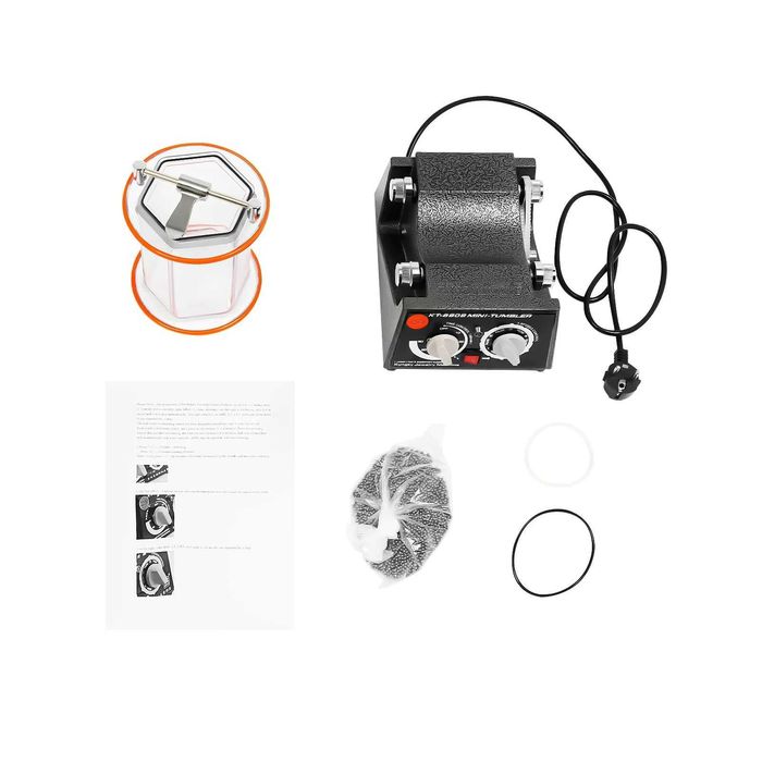 БИЖУТЕРСКА ПОЛИРАЩА МАШИНА 3/5кг. ОБЕМ за монети пръстен гривна и др.