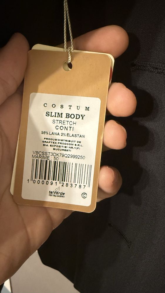 Costum Bigotti Slim Body Stretch conti nou nout