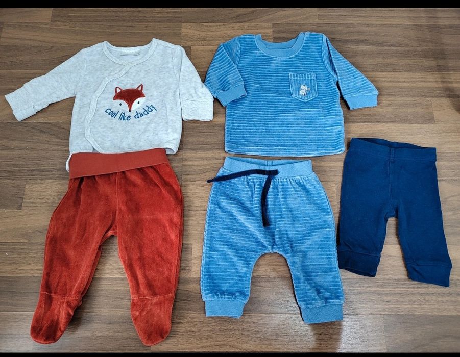 Set 5 Piese "Cool Like Daddy" & Tematică Pădure - Mărimea 62