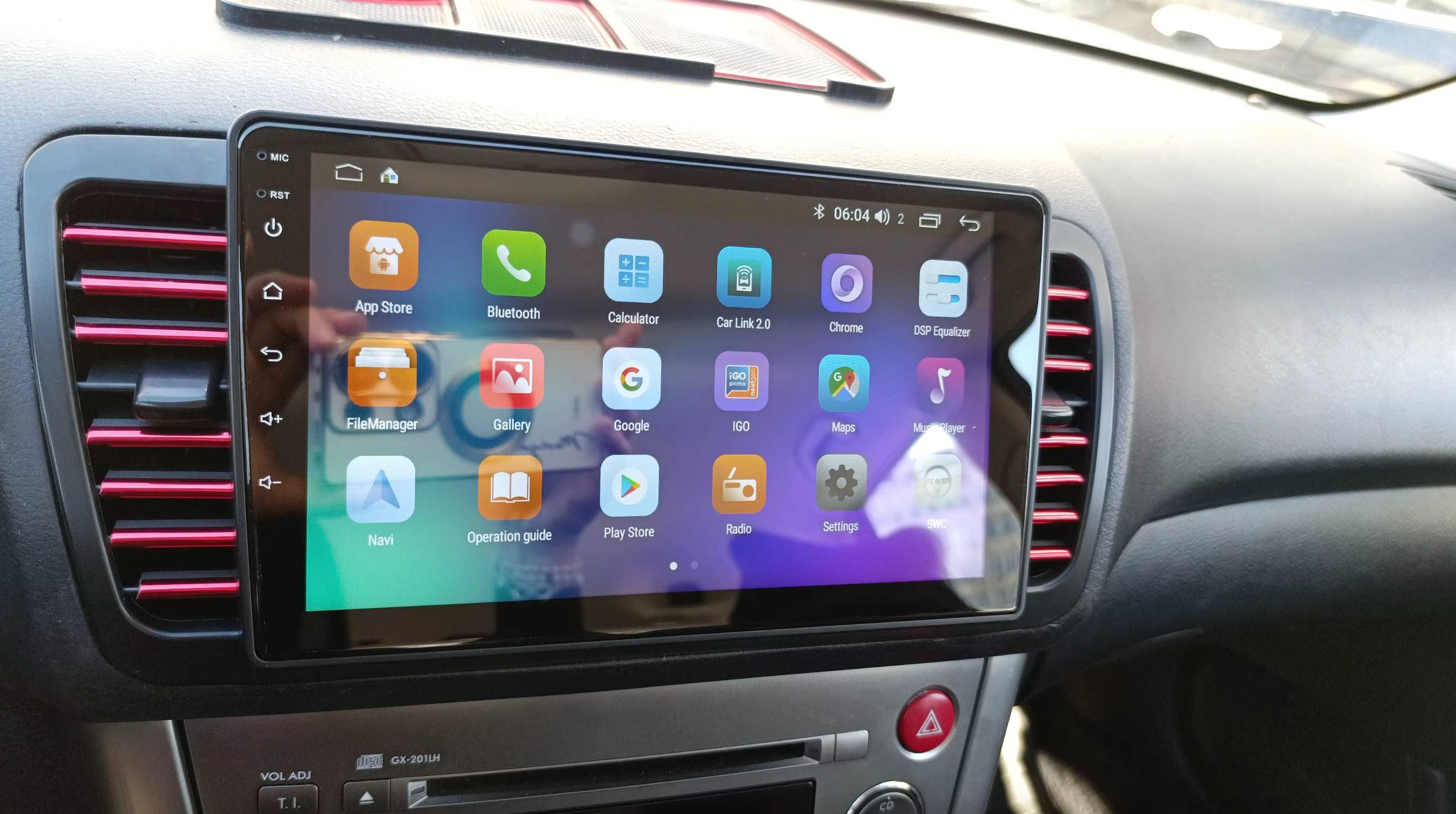 Subaru Legacy Outback 2003-2009 Мултимедия Навигация Android