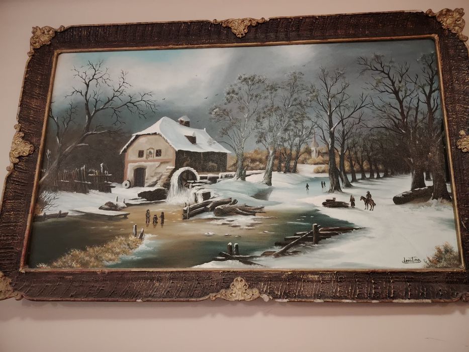 Tablou pictat pe pânză 132x82 cm