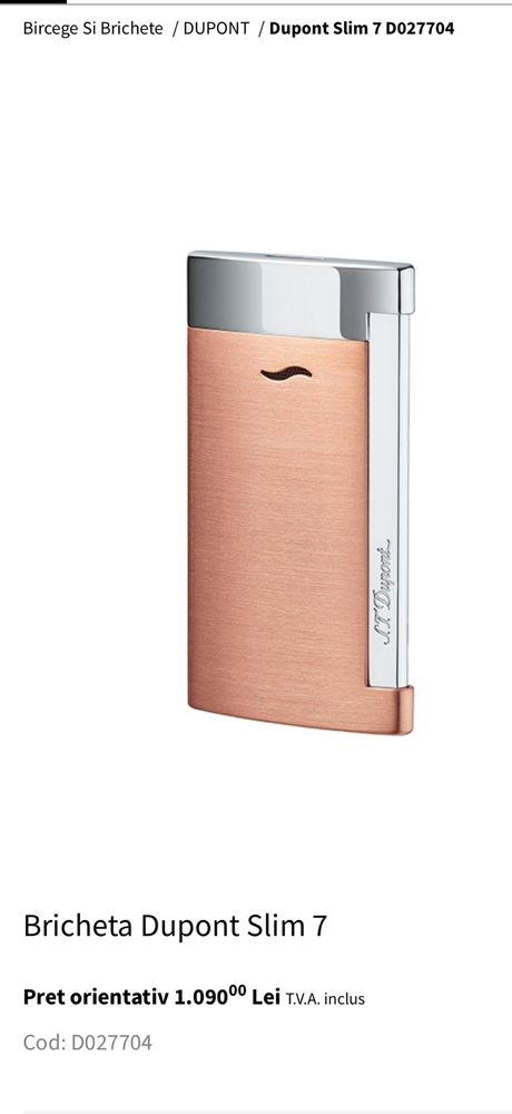 Vand Bricheta Dupont rose dama