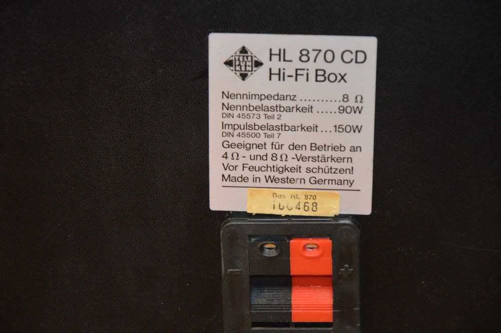 Boxe Telefunken HL 870 CD