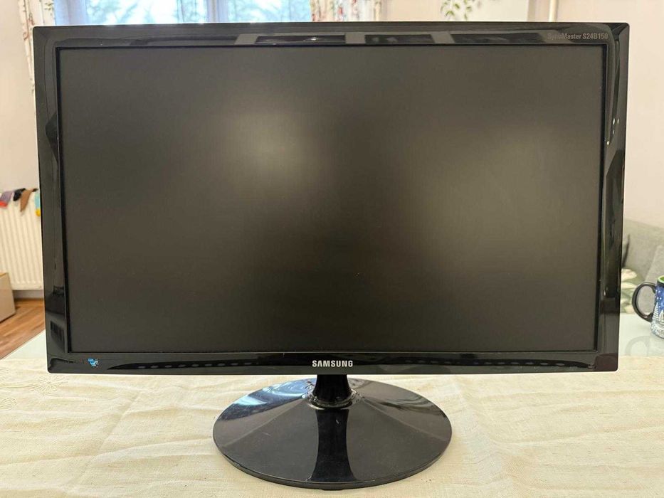 Monitor LED Samsung 23.6", Wide, Full HD, DVI, Glossy Black, LS24B150B