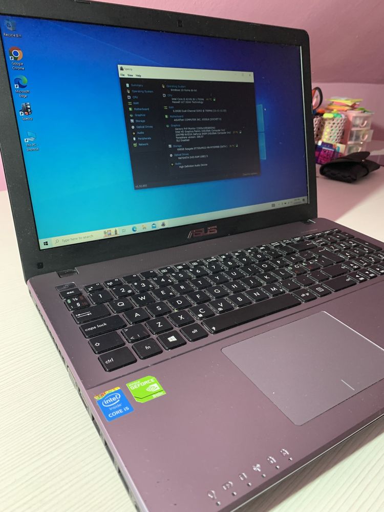 Laptop Asus R510L, 15, Nvidia ,intel i5 , 8gb ram