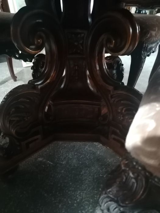 Masa neobaroc cu 4 scaune antic