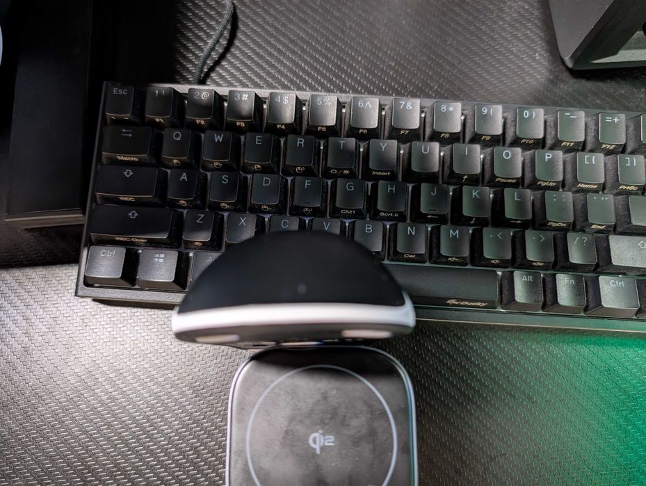 Mouse Ducky Feather RGB Huano Blue Microswitch