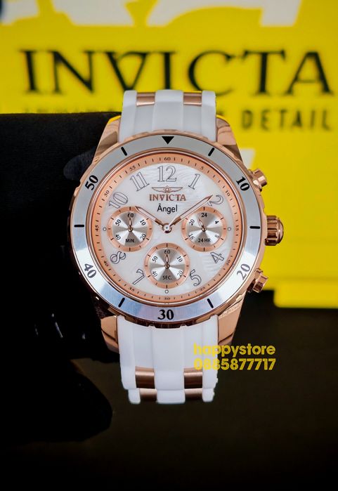 INVICTA Angel Rose gold white 40 mm, Инвикта нов дамски часовник