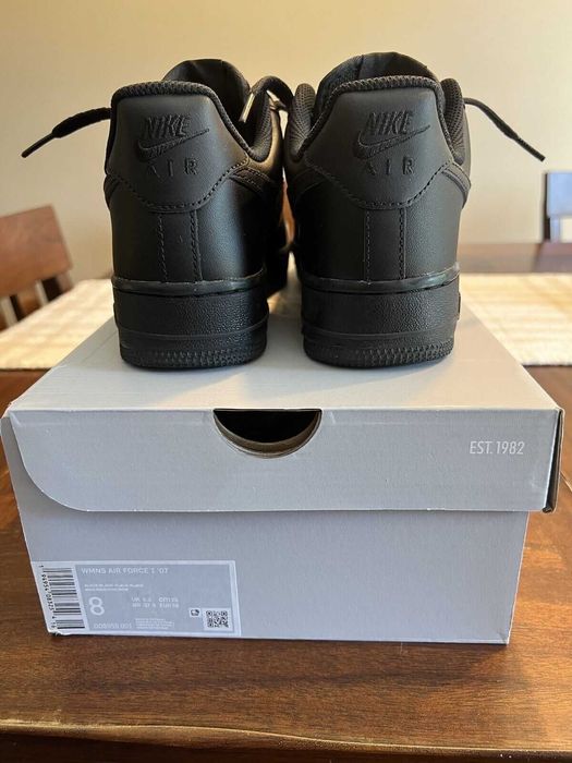 STYLISH Nike Air Force 1 07' Triple Black (от/до 36-47 номер)