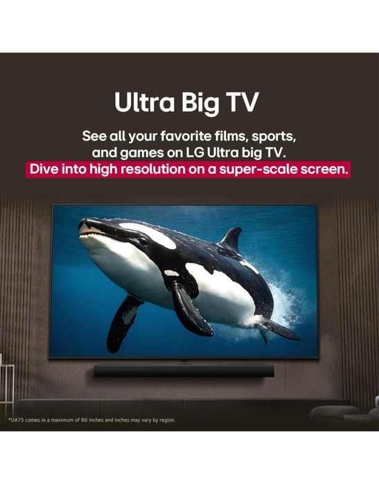 LG NEW 2025 50UA75009 2год гарантия официальная