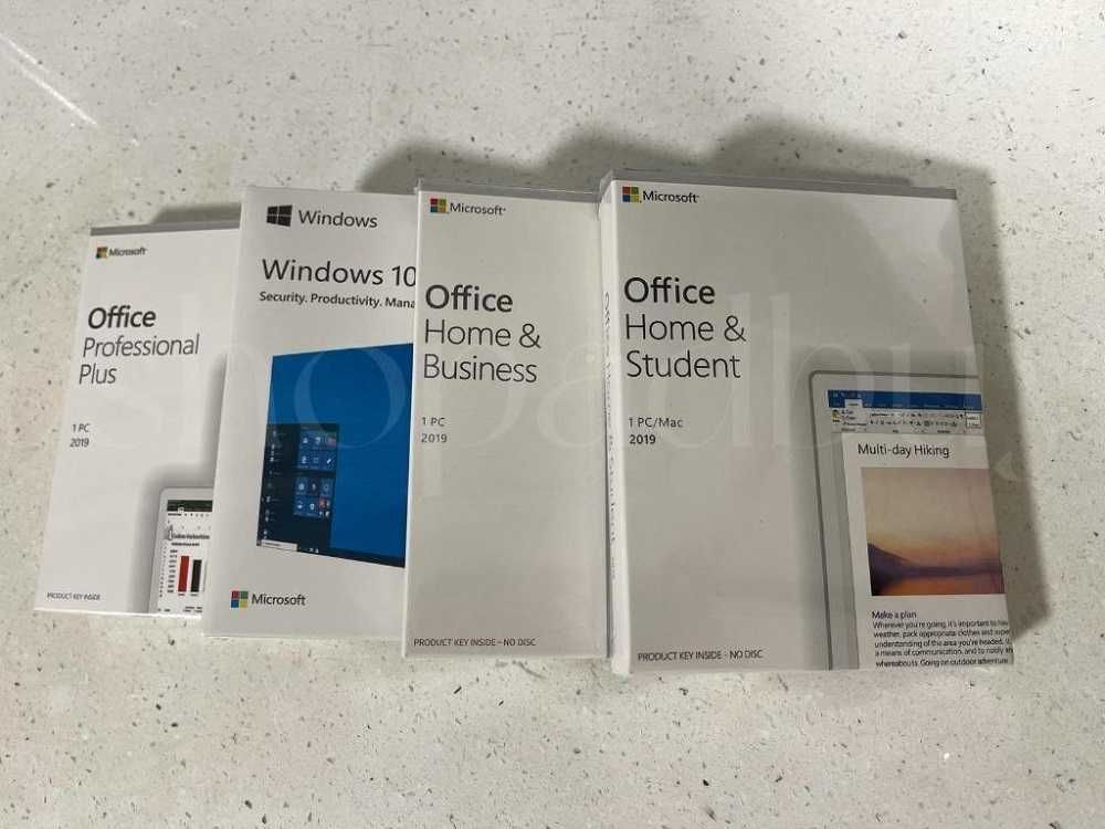 Stick USB bootabil Windows 10 Pro + Office 2019 cu licenta retail