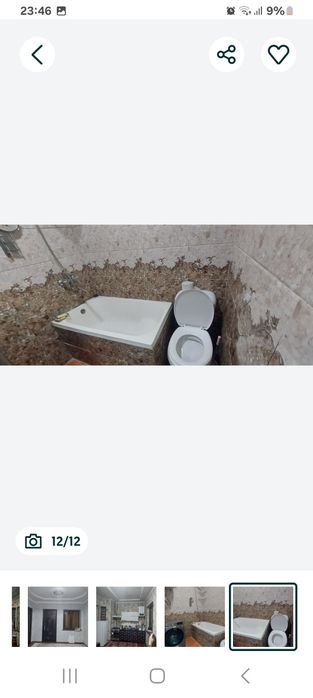 Arendaga xovli Xonobodda 3 xonalik 27 metrlik navesi bor