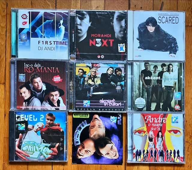CD pop: M. Anghel, O-Zone, A. Stan, Sexxy, DJ Project, K-Pital, Akcent