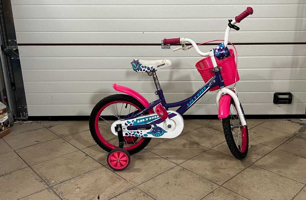 Bicicleta copii - pentru fete intre 4 si 6 ani (95 - 115 сm)