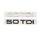 Emblema 50 TDI Embleme AUDI Sticker Stema Sigla Scris Logo