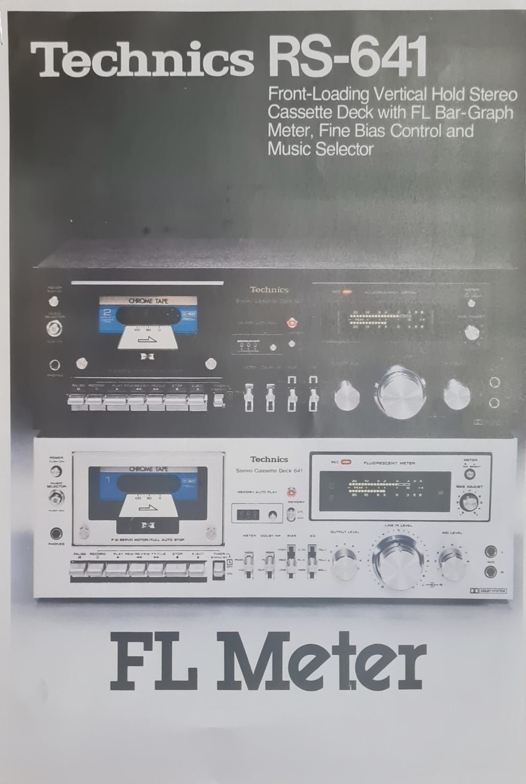 Pentru o linie de clasă , vă propun un Deck nou -  Technics RS-641