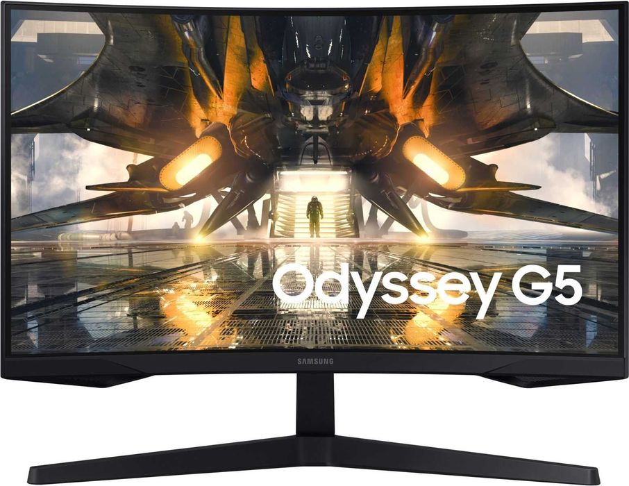 Гейминг монитор Samsung - Odyssey G5 G51C, 27'', 165Hz, 1ms, FreeSync