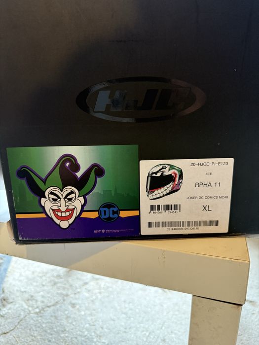 Мото каска HJC RPHA 11  XL joker dc comics mc48