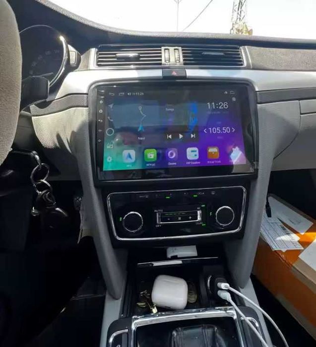 Navigație Android dedicată Skoda Superb 2 2009-2015