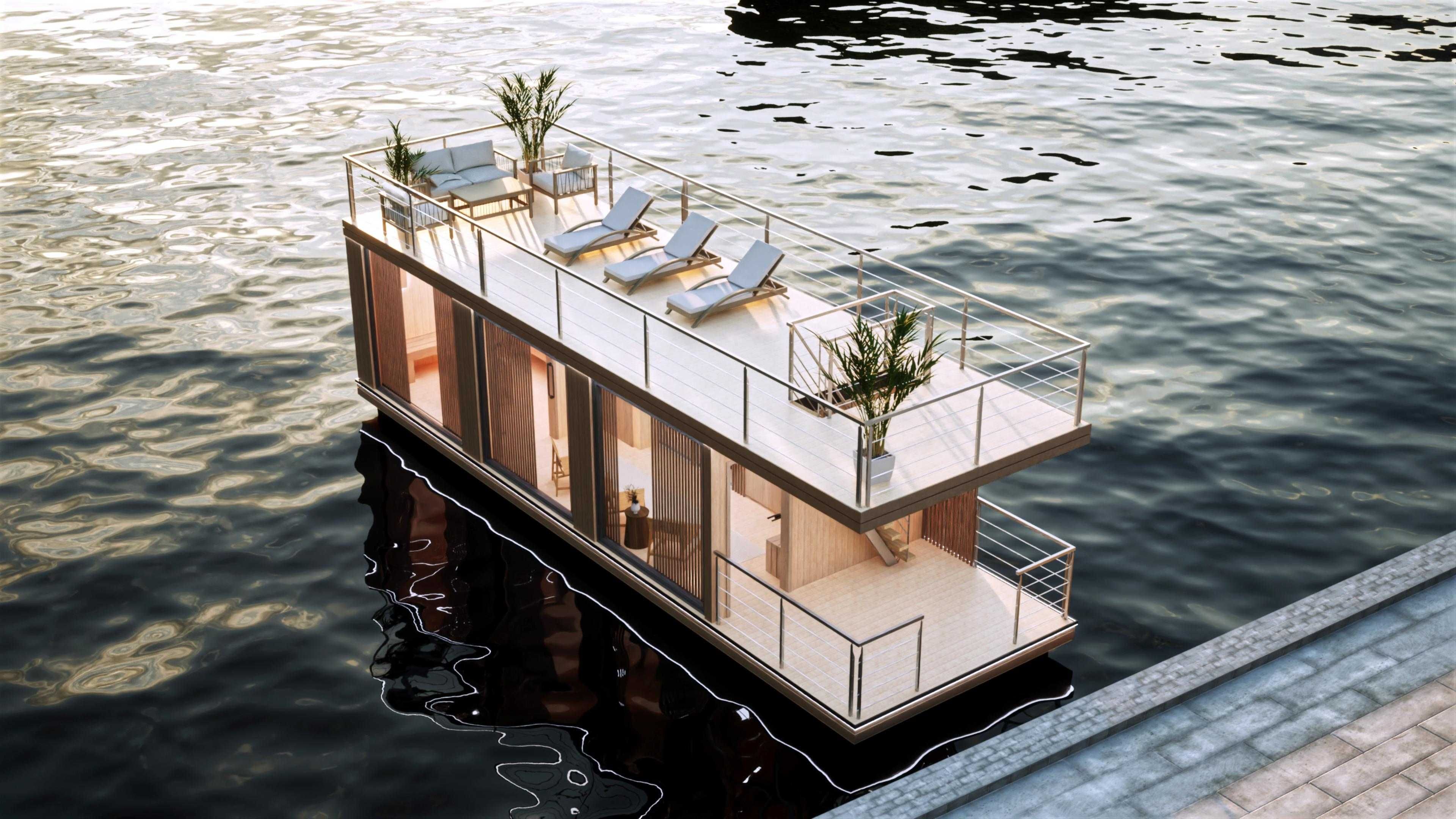 ДОМА НА ВОДЕ! houseboat