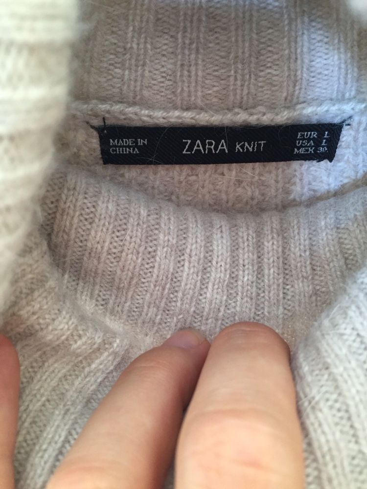 Pulover lana bej Zara