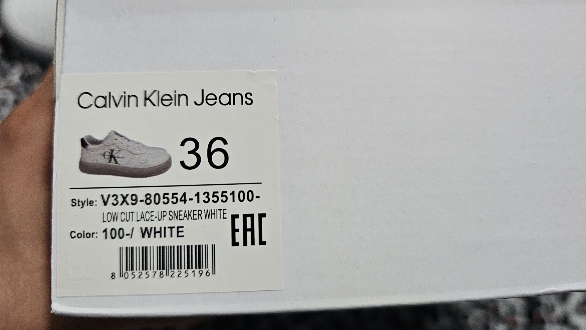 Adidasi Calvin Klein - 100% originali, 36