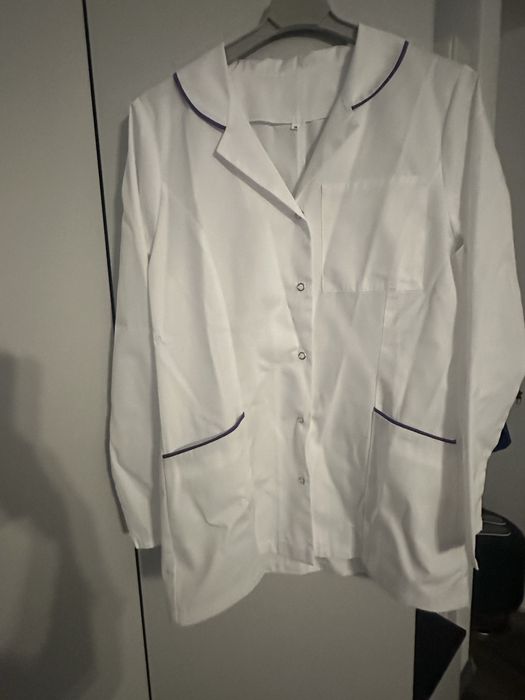 Halat medical alb,marimea 36