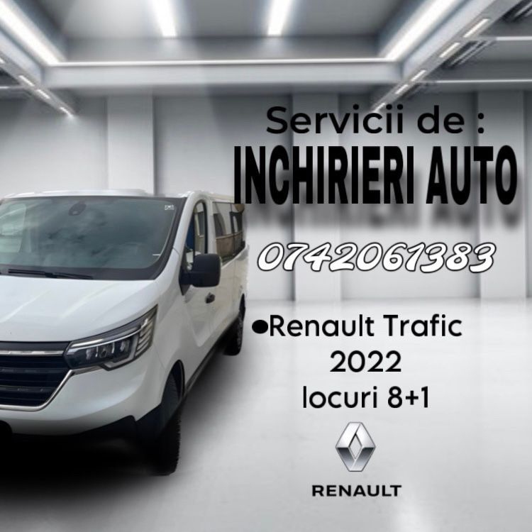 Inchirieri auto‼️‼️ RENAULT TRAFIC 2022