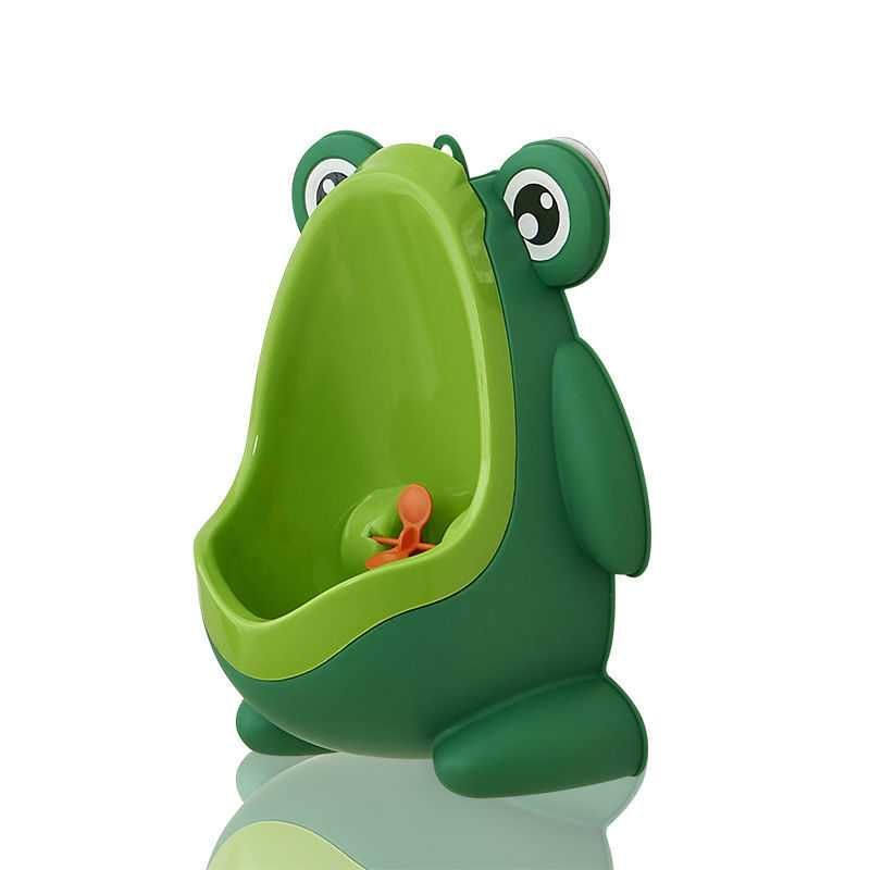 Писоар за деца под формата на жаба