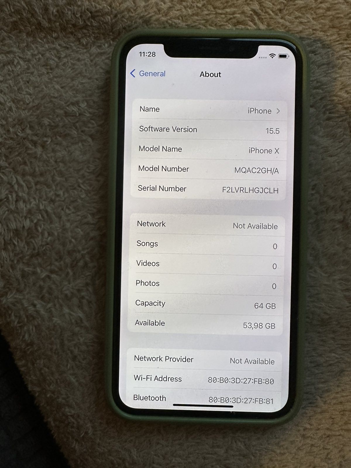 Продавам iPhone X 64гб