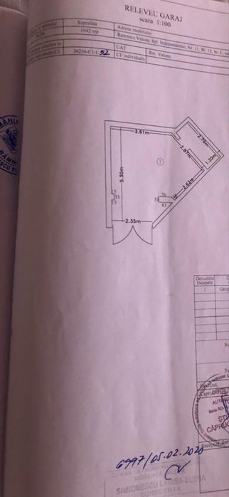 Garaj Zavoi amenajat pentru birou sau locuit