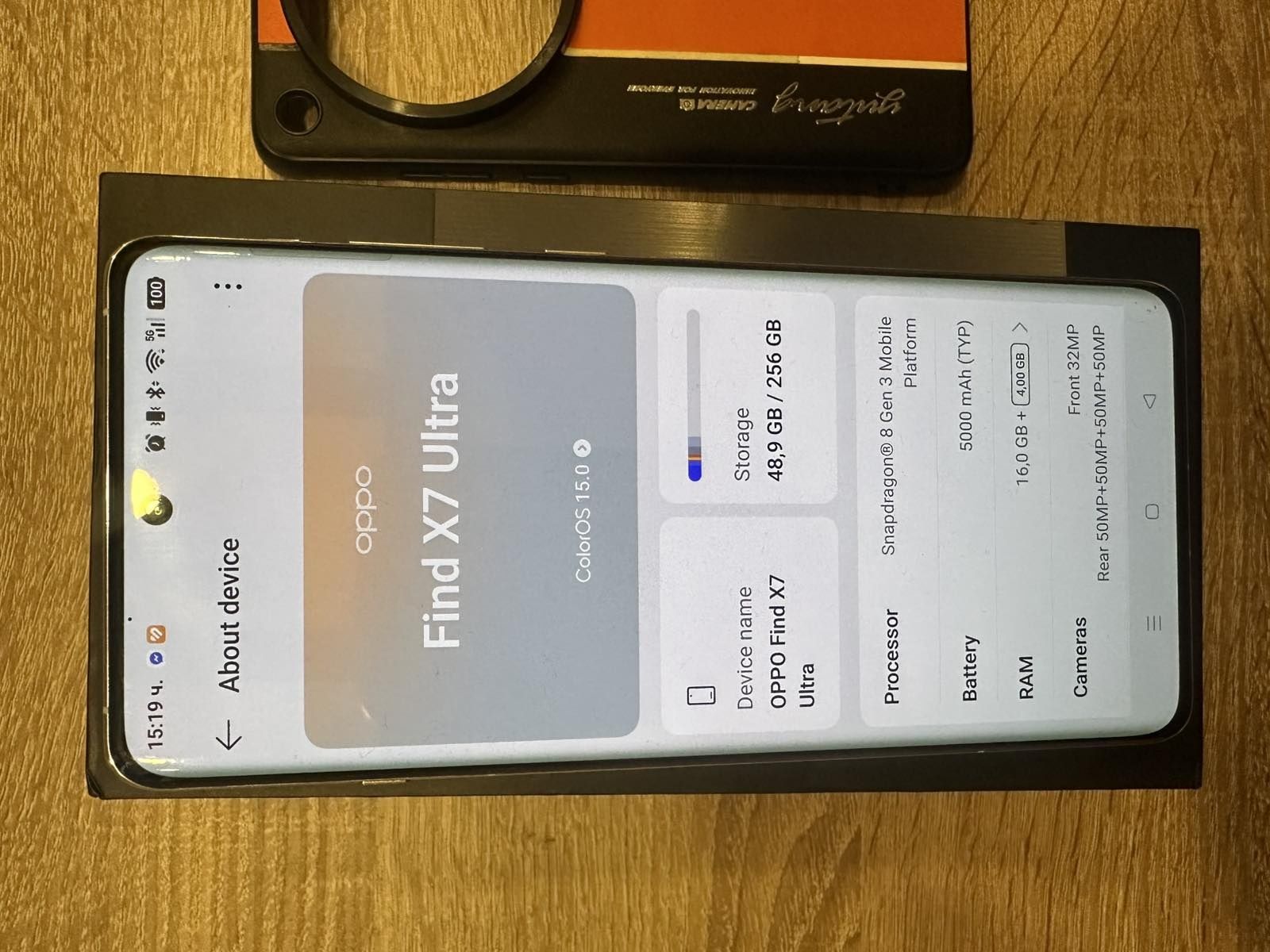 Oppo find x7 ultra 12/256 като нов (БАРТЕР)